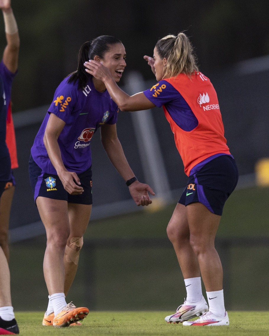 Primeiro treino da Seleção Feminina Principal em Brisbane