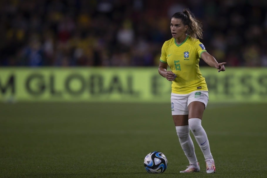 Segundo jogo da Seleção Feminina Principal na Copa do Mundo Feminina (Brisbane): Brasil x França. Tamires