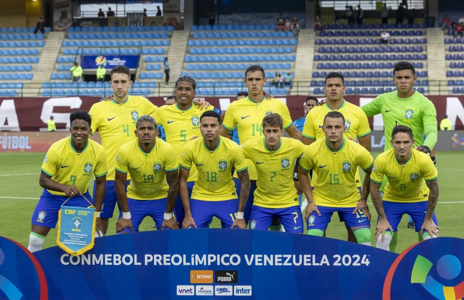 Seleção Brasileira estreou pelo quadrangular final do Torneio Pré-Olímpico diante do Paraguai, no Estádio Brígido Iriarte, em Caracas, na Venezuela