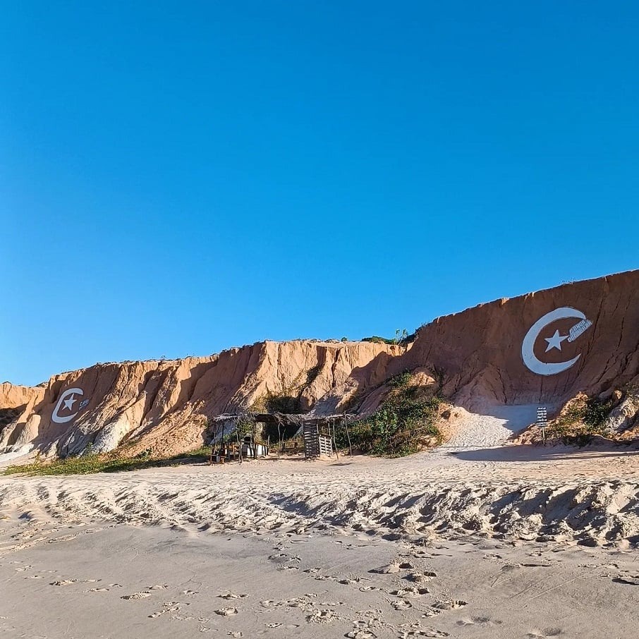 O símbolo de Canoa Quebrada (CE)