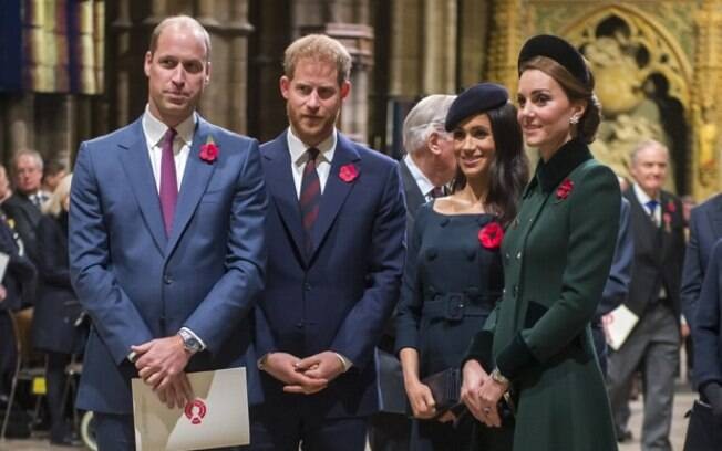 Meghan Markle%2C Príncipe Harry%2C Kate Middleton e príncipe William