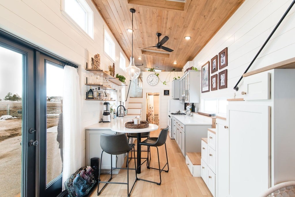 Casa rústica móvel MitchCraft Tiny Homes. Foto: Divulgação