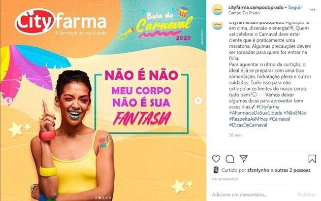 campanha não é não de farmácia