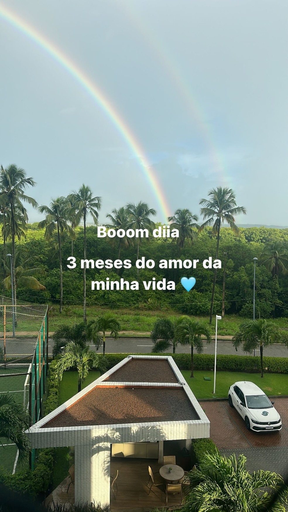 Story de Ary Mirelle — Foto: Reprodução/Instagram