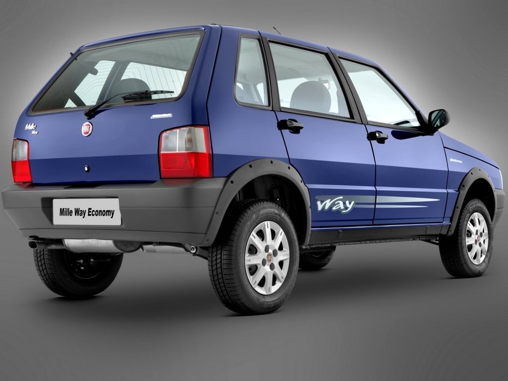 Fiat Uno Mille. Foto: Divulgação