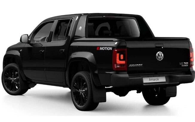 VW Amarok V6 Black. Foto: Divulgação