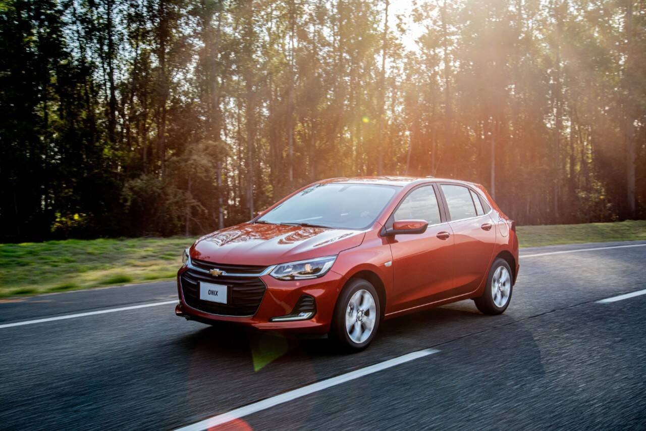 Novo Chevrolet Onix Hatch. Foto: Divulgação