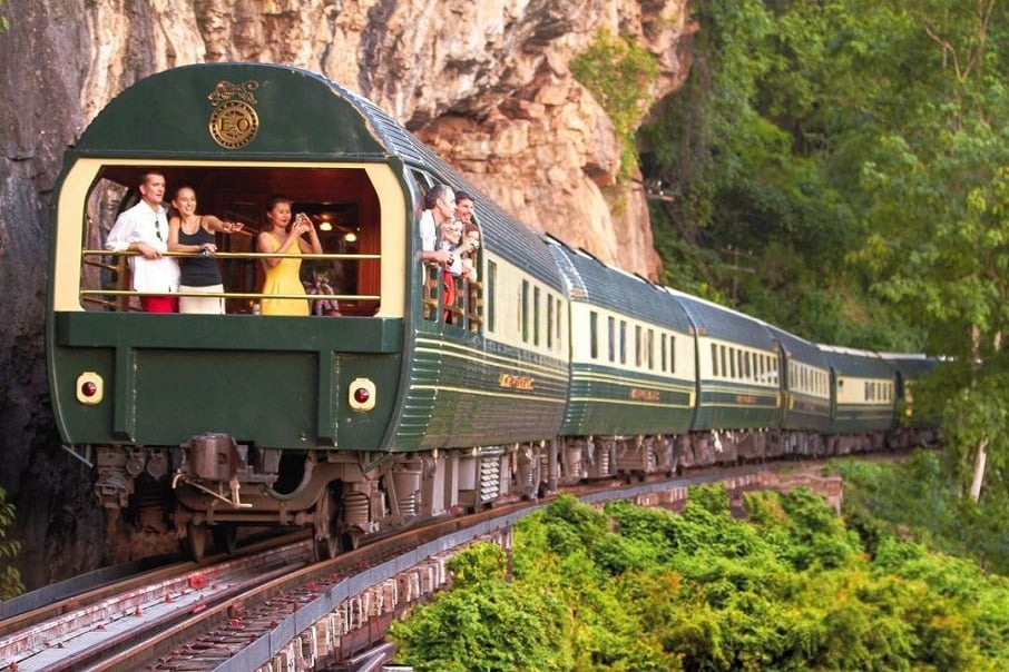 O trem de luxo The Eastern & Oriental Express, da Belmond, que faz itinerário no Sudeste Asiático