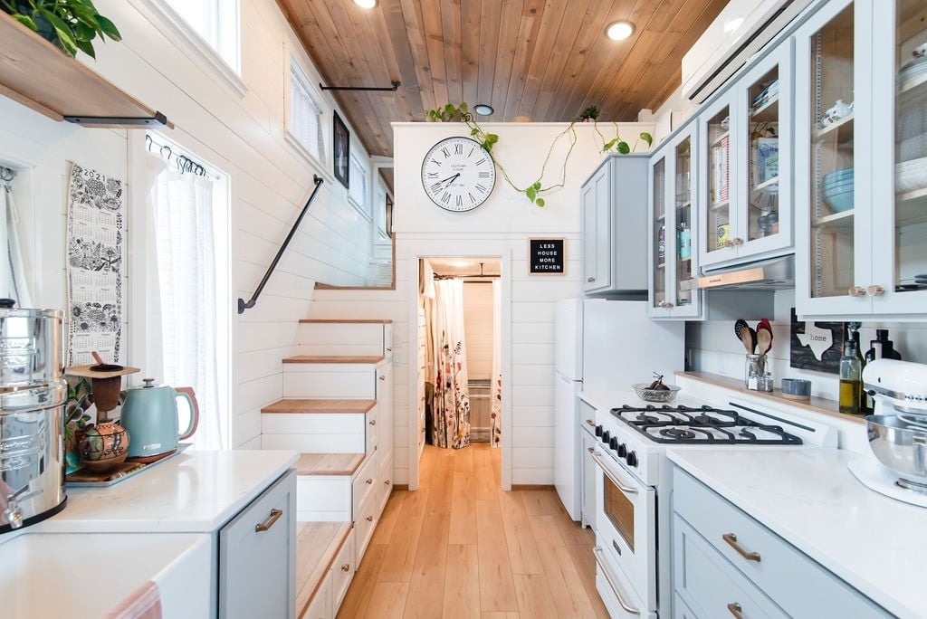 Casa rústica móvel MitchCraft Tiny Homes. Foto: Divulgação