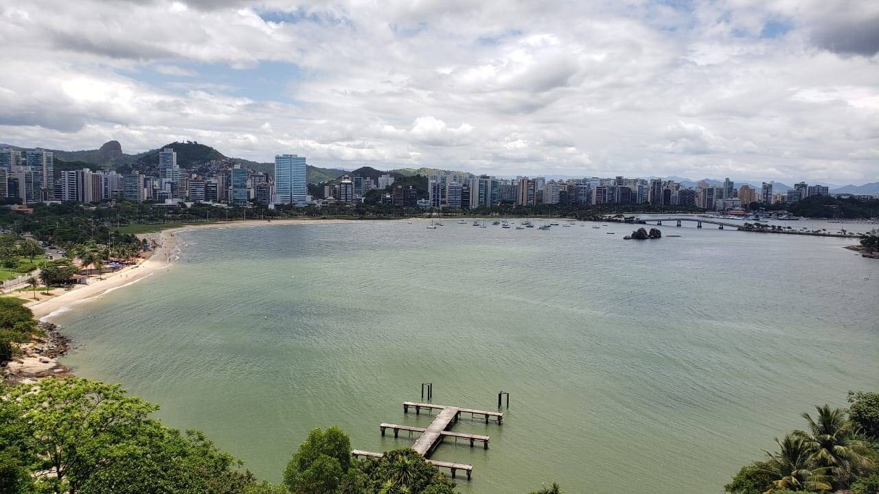 Vista da Ilha do Boi, em Vitória