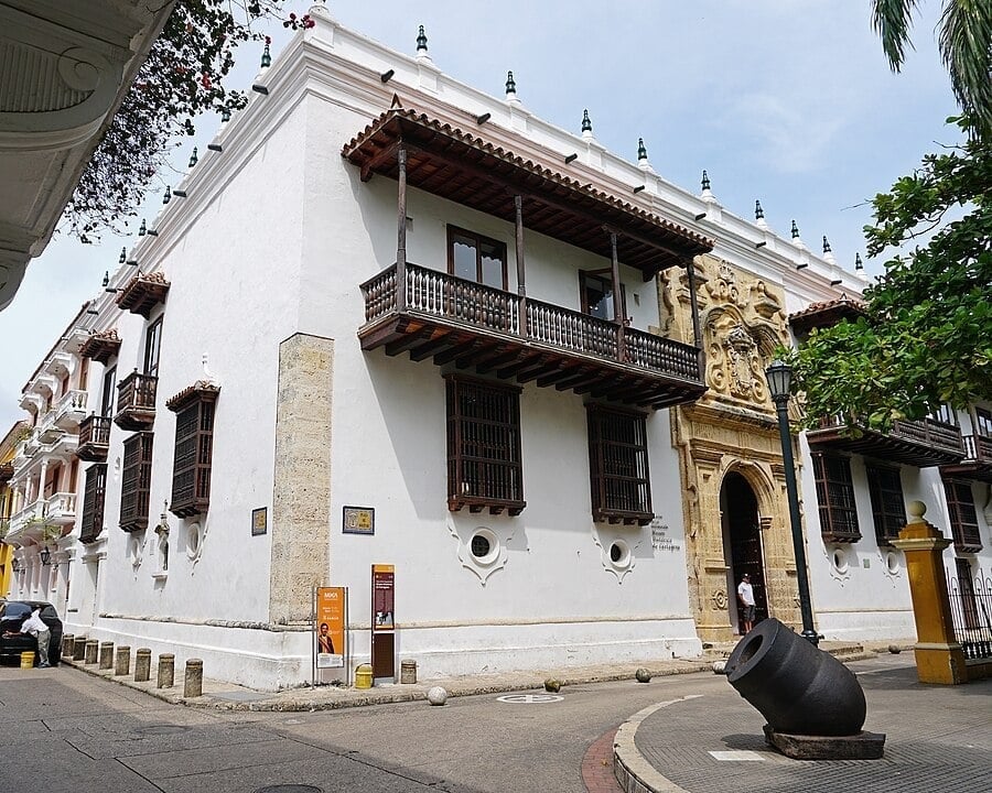 Fachada do Palácio da Inquisição, em Cartagena, na Colômbia. Foto: Reprodução/Instagram 05.07.2023