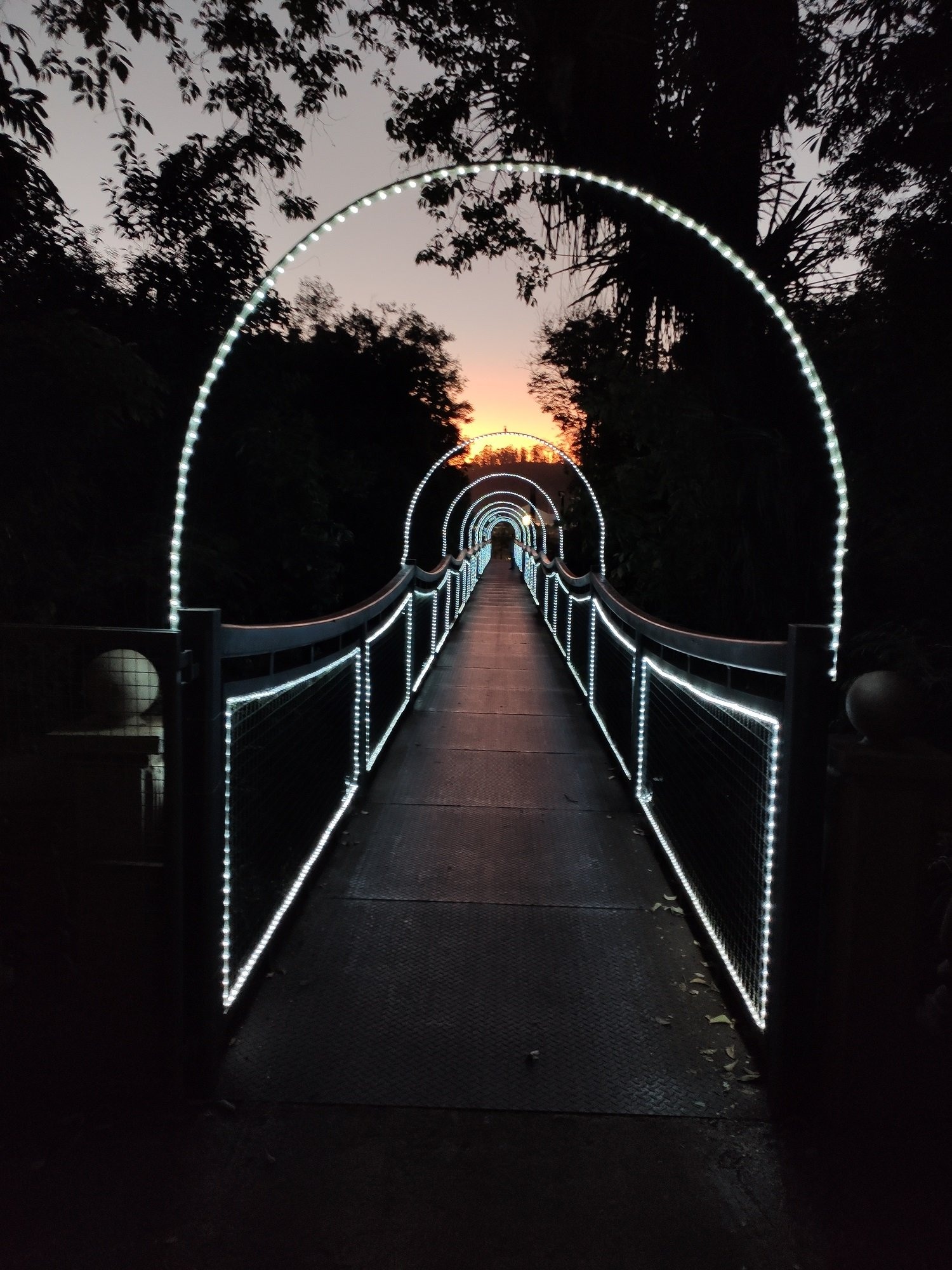 Ponte de acesso entre os dois resorts, Jardins e Lagos de Jurema