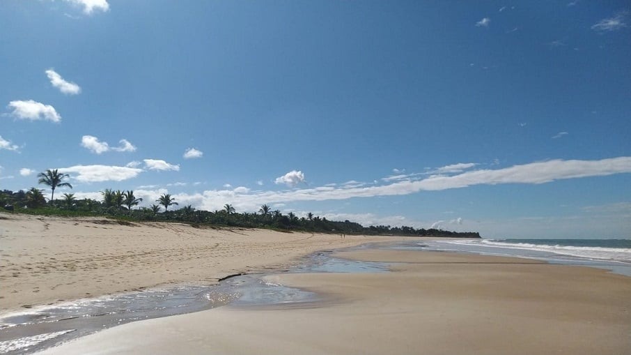 A Praia dos Nativos, em Trancoso (BA). Foto: Rafael Nascimento