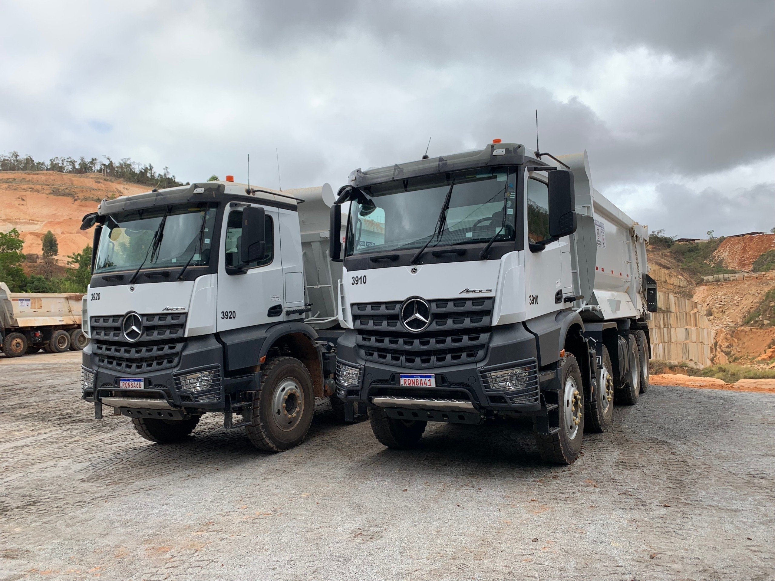 Mercedes-Benz Arocs 8x4. Foto: Guilherme Menezes /iG Carros