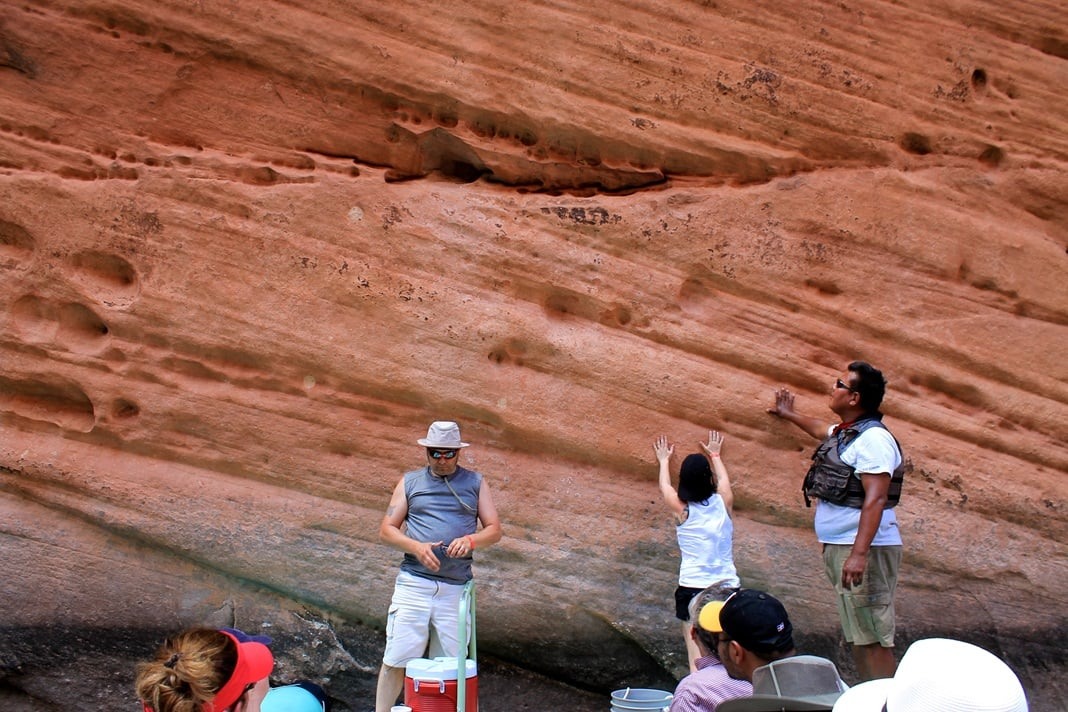 Rafaella Ferraz em viagem pelo Grand Canyon