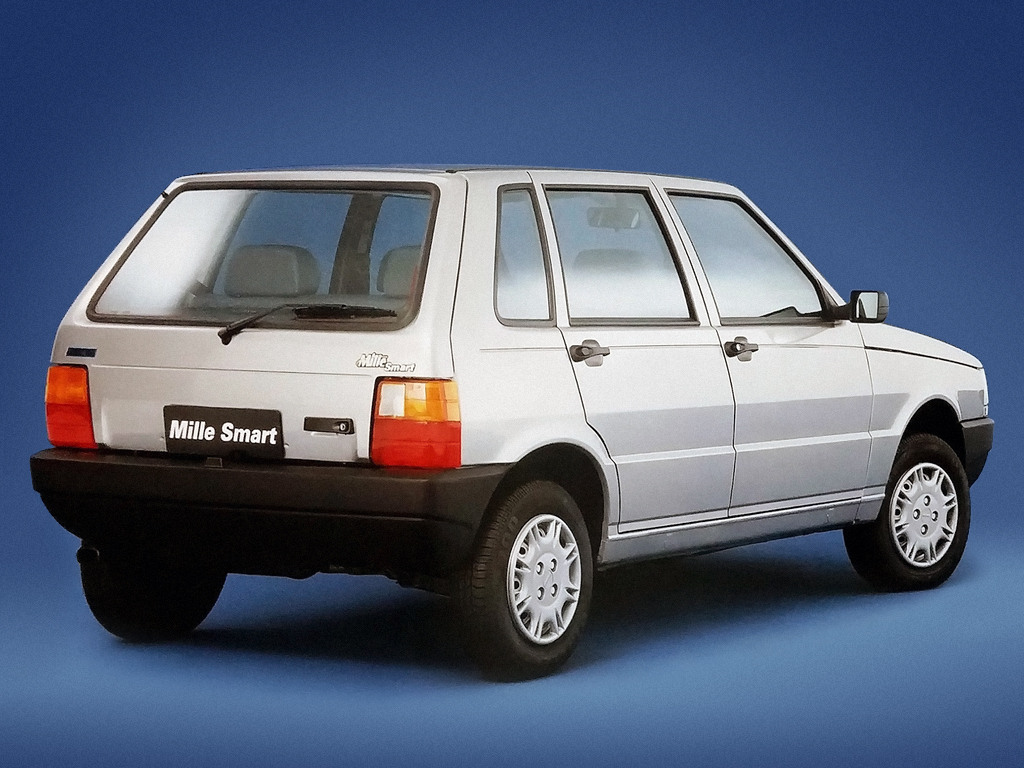 Fiat Uno Mille. Foto: Divulgação