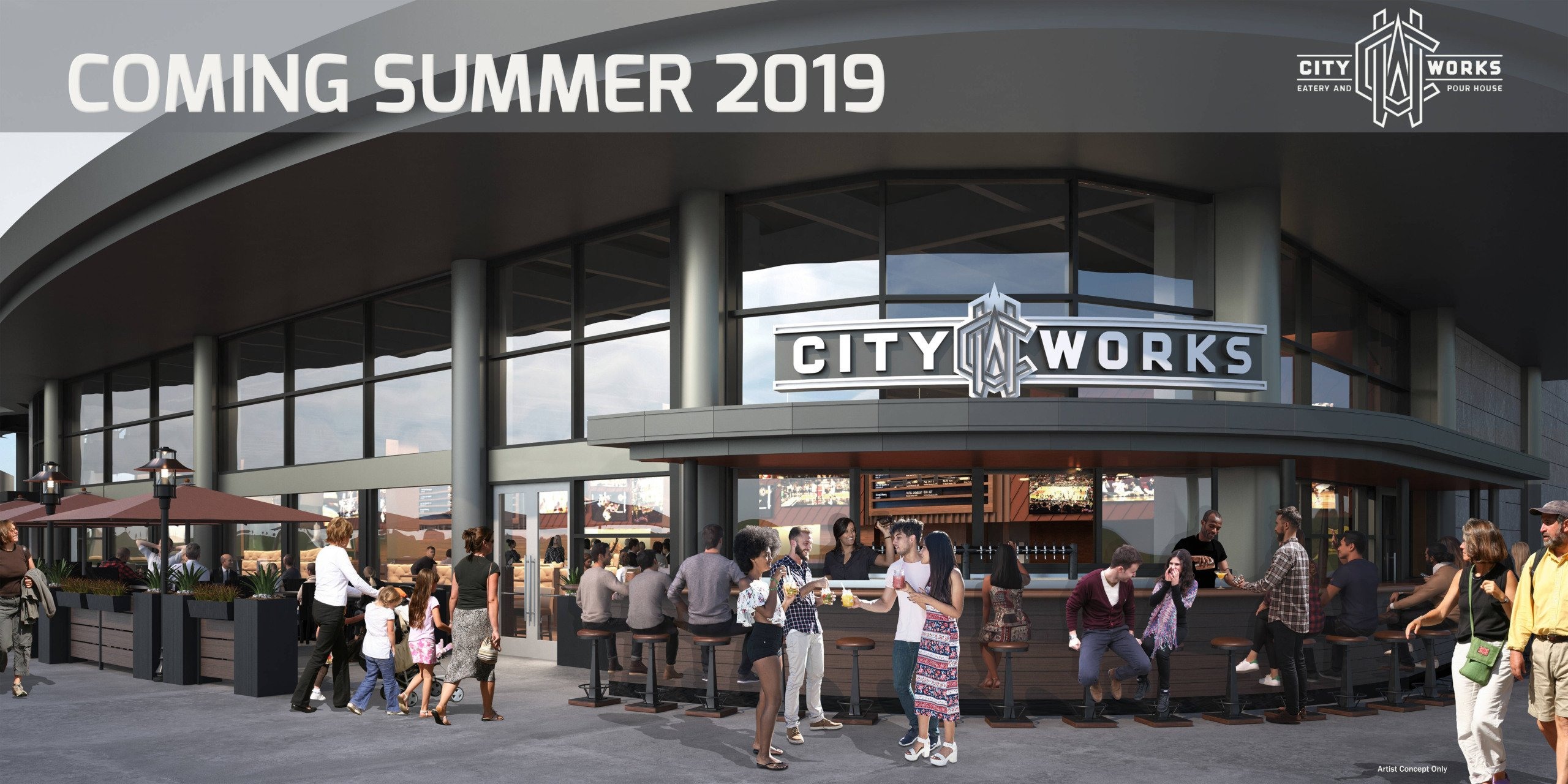 O City Works Eatery & Pour House trará muita comida e bebida para você se divertir na cidade de Orlando