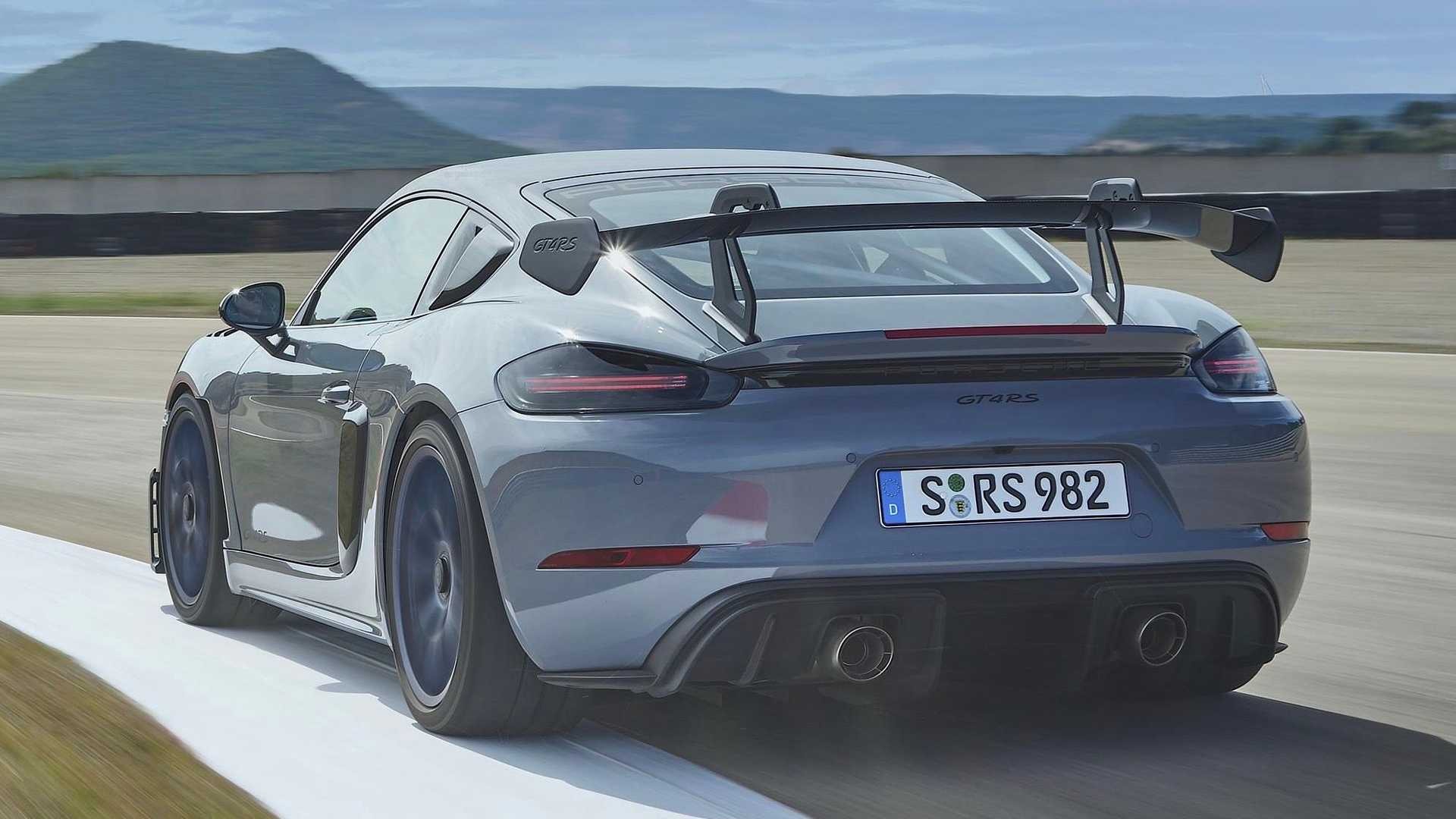 Porsche 718 Cayman GT4 RS. Foto: Divulgação