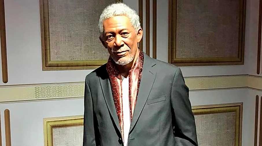 Morgan Freeman no Dreamland Museu de Cera de Olímpia