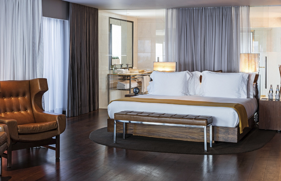 Quarto do Hotel Fasano Rio, em Ipanema. Foto: Divulgação