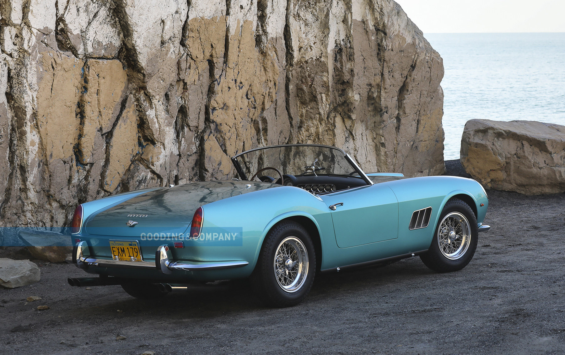 Ferrari 250 GT California Spider 1962. Foto: Reprodução - Gooding & Co