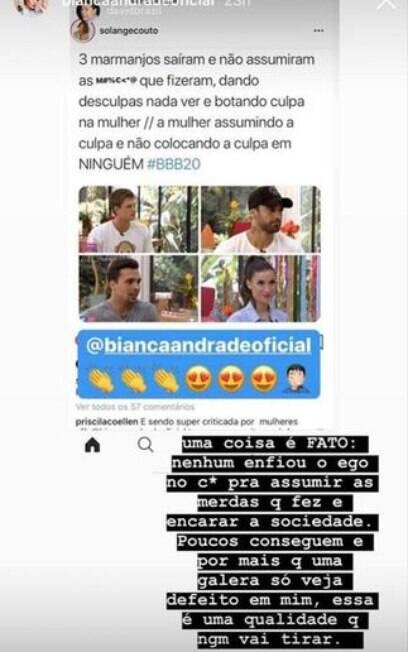 Bianca Andrade no Instagram