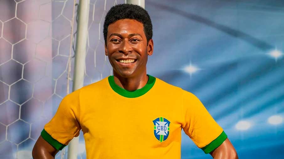 Pelé no Dreamland Museu de Cera de Olímpia