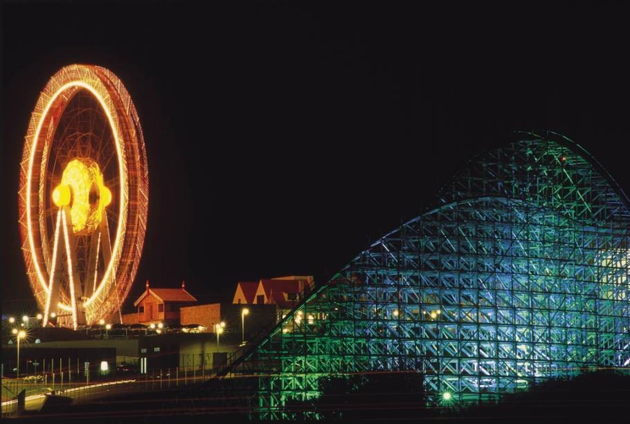 O Hopi-Hari, em São Paulo, é um dos maiores parques do país. Foto: Reprodução/André Valentim