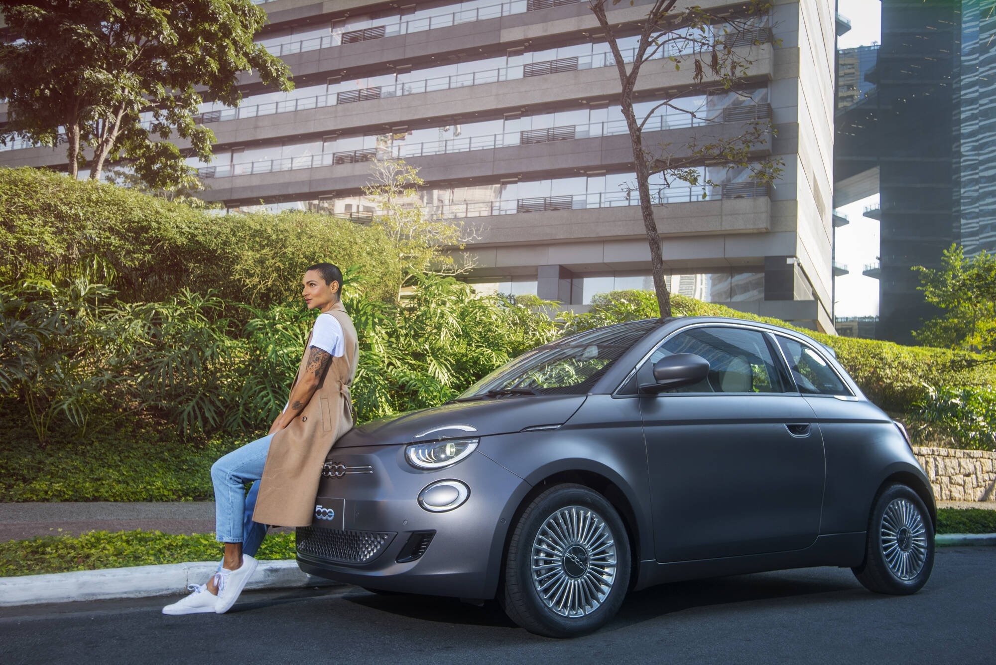 Fiat 500e. Foto: Divulgação