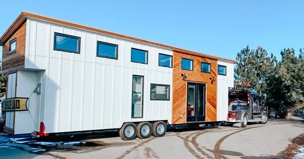 Casa rústica móvel MitchCraft Tiny Homes. Foto: Divulgação