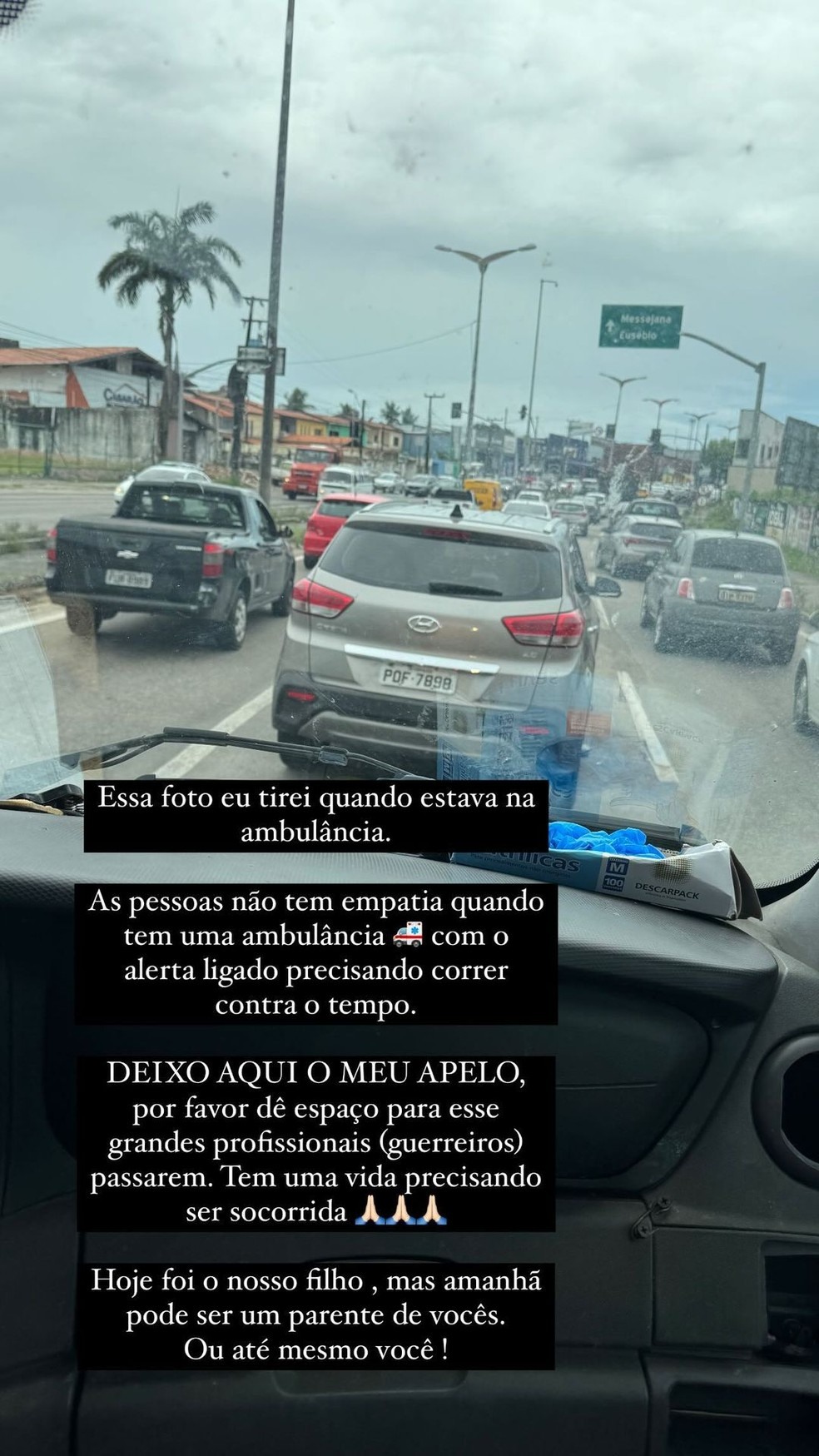 Story de Ingra Soares — Foto: Reprodução/Instagram