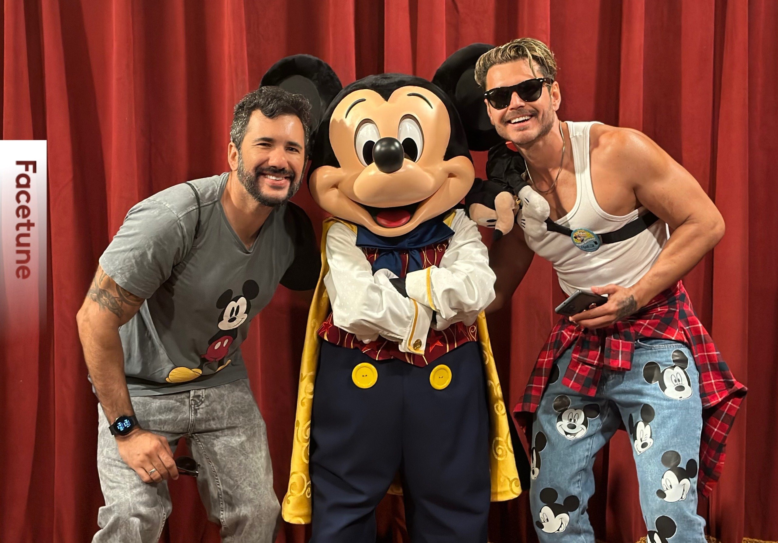 Franklin David e Vitor Vianna na Disney de Orlando