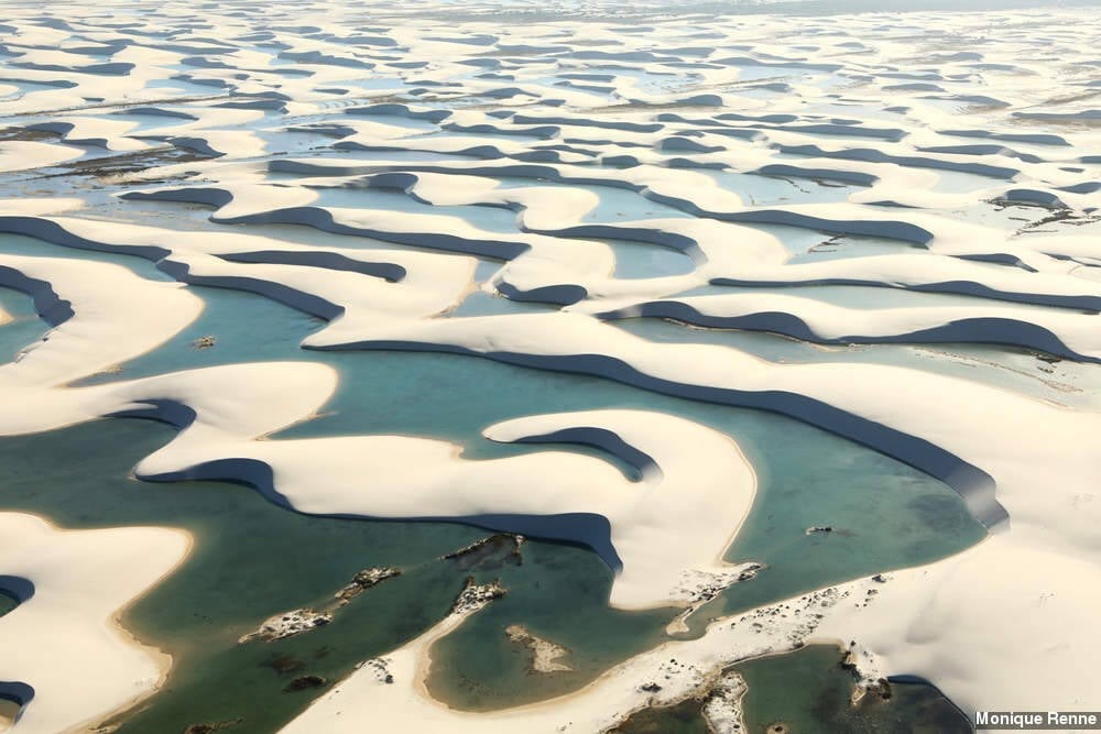 Equipes foram mandadas aos Lençóis Maranhenses para fazer as gravações que seria inserida na pós-produção; atores atuaram em chroma key. Foto: Monique Renne