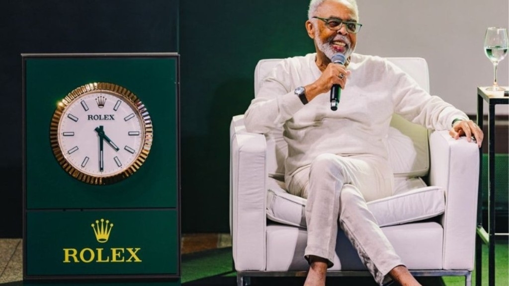 ESTADÃO CONTEÚDO Rolex é relógio oficial da última turnê de Gilberto Gil