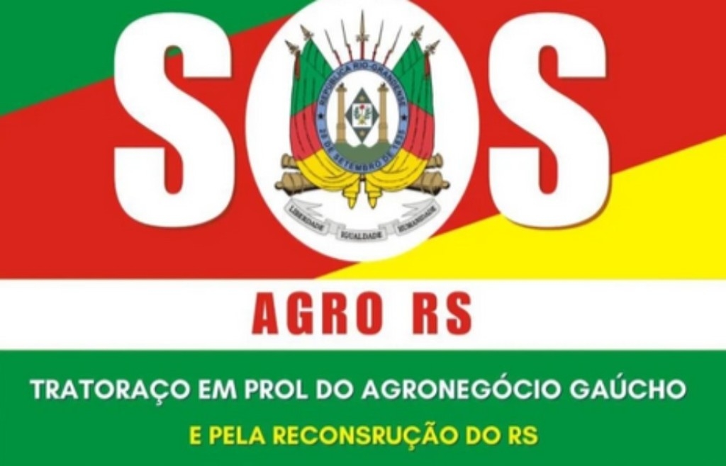 Tratoraço do “Movimento SOS Agro RS” vai a Brasília nesta terça