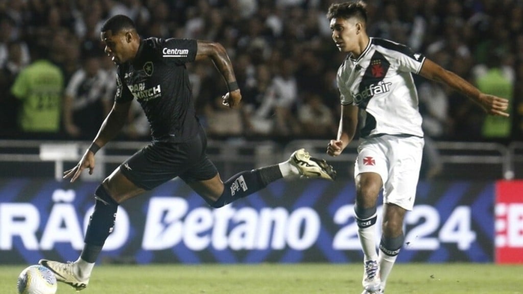 ESTADÃO CONTEÚDO Vasco reage e empata com o Botafogo, em São Januário