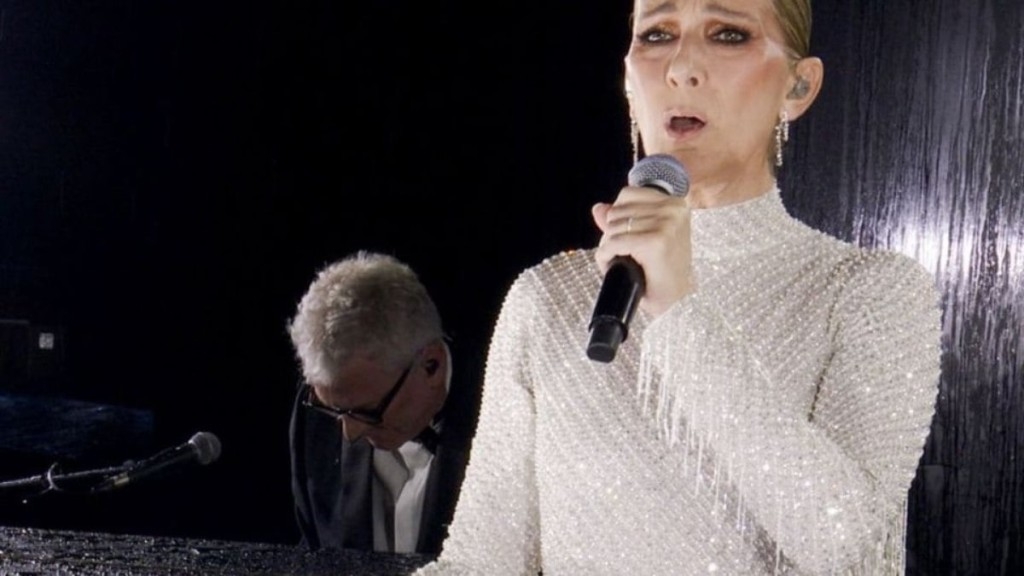 Redação GPS Abertura das Olimpíadas: Dior mostra detalhes do look usado por Céline Dion