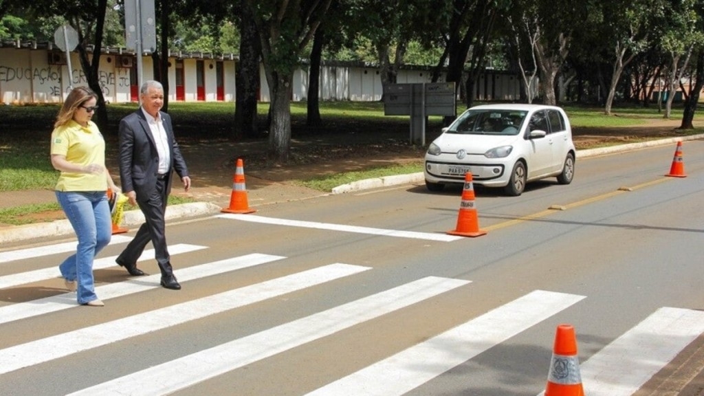 Agência Brasília Faixas de pedestres serão Patrimônio Cultural Imaterial do DF