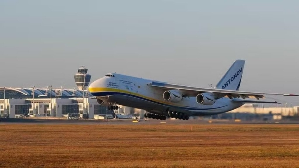 Reprodução/Munich Airport Antonov An-124 é o maior avião do mundo