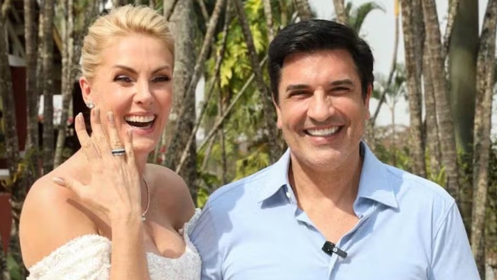 Edu Guedes e Ana Hickmann ficam noivos ao lado dos filhos e familiares: ‘Foi perfeito’