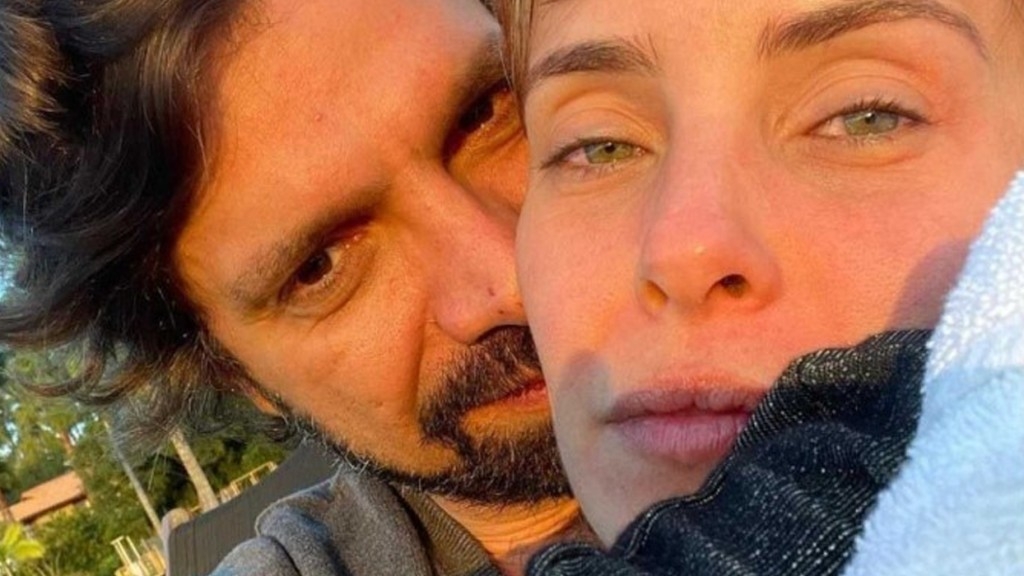 Marido de Fernanda Nobre faz aniversário e ela se declara ao amado na web: ‘Feliz vida’