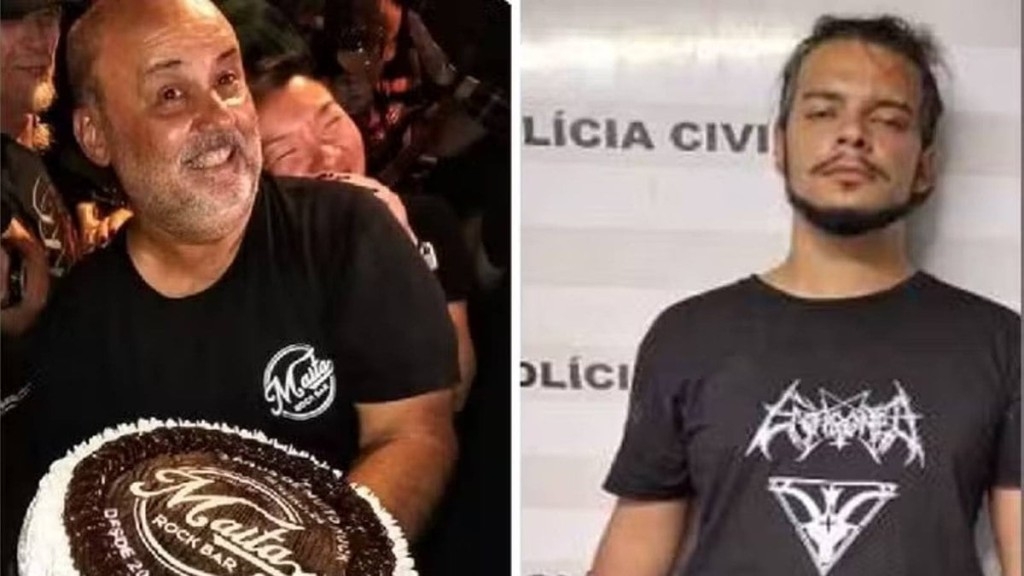 Reprodução/redes sociais Carlos Monteiro, de 57 anos; e Diego Pereira, de 34