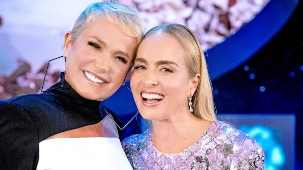 Xuxa elogia Angélica e compartilha foto da amiga com look fitness: ‘Como está linda’