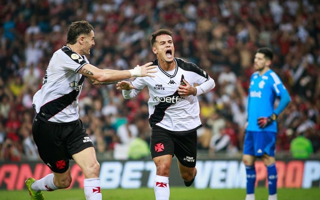 Philippe Coutinho brilha e garante empate no clássico entre Flamengo e Vasco