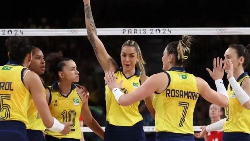 Henrique Neri Brasil é bronze no vôlei feminino em Paris