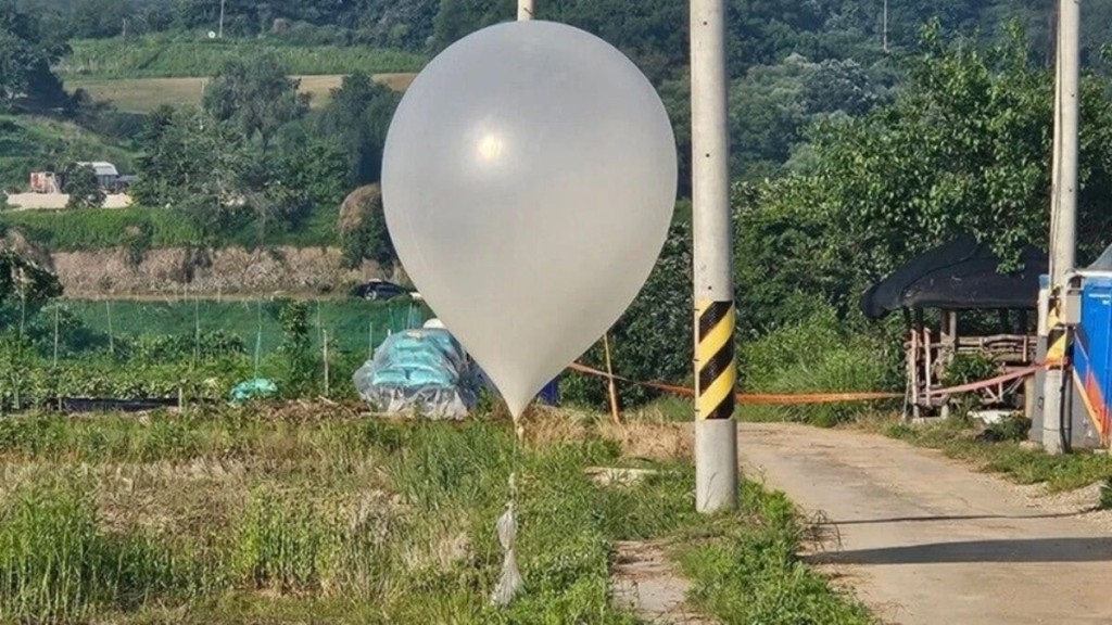 ESTADÃO CONTEÚDO Coreia do Sul ameaça retaliar vizinhos do Norte após novo ataque com balões de lixo