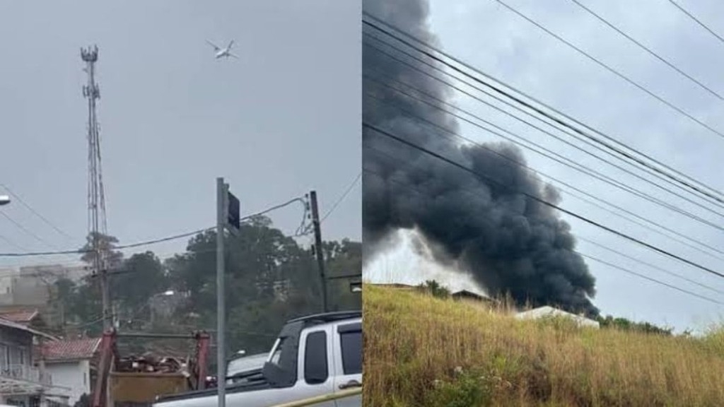 Redação GPS Não há indício de sobrevivente após queda de avião, diz Prefeitura de Vinhedo