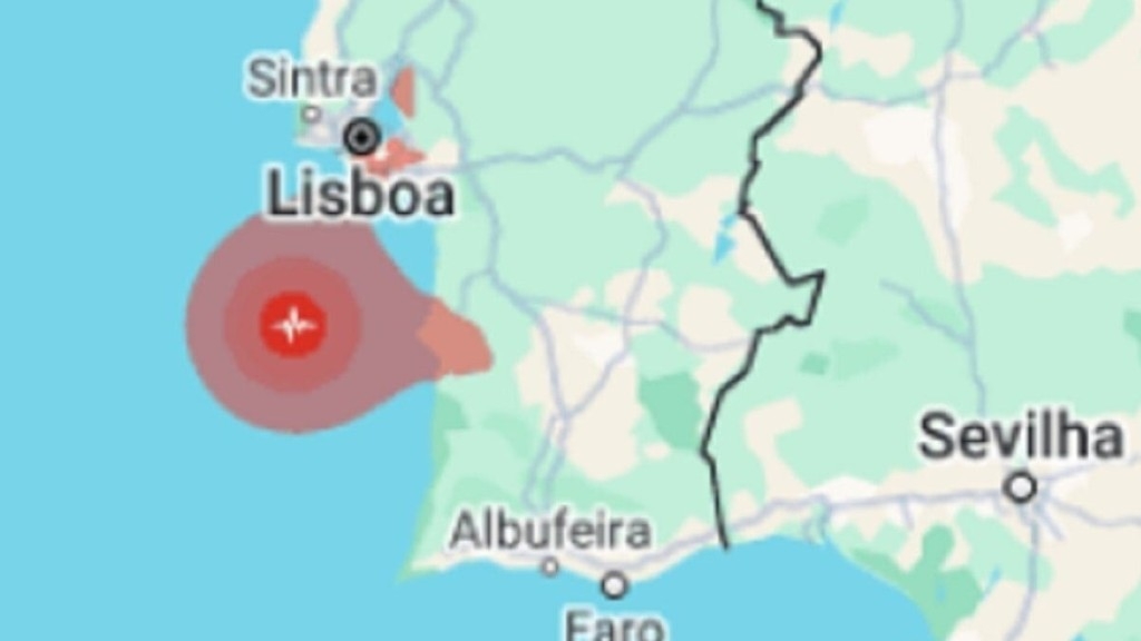 ESTADÃO CONTEÚDO Terremoto de magnitude 5,3 abala o sul de Portugal