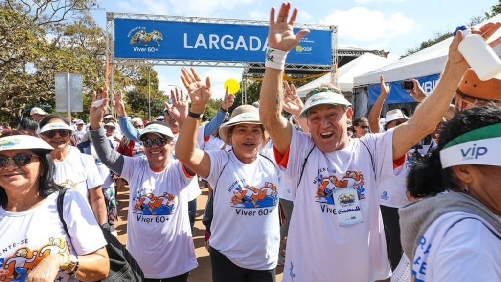 Agência Brasília Ação especial no Parque da Cidade conscientiza sobre proteção da pessoa idosa