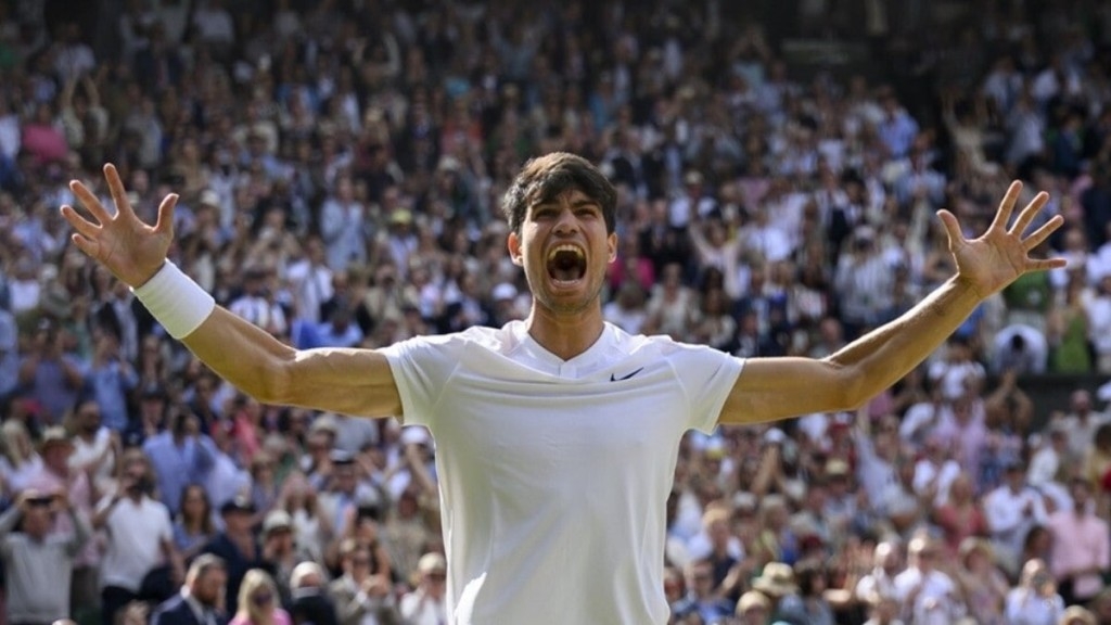 ESTADÃO CONTEÚDO Alcaraz volta a vencer Djokovic na final de simples em Wimbledon